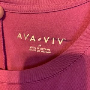 Ave and Viv t shirt dress 2x